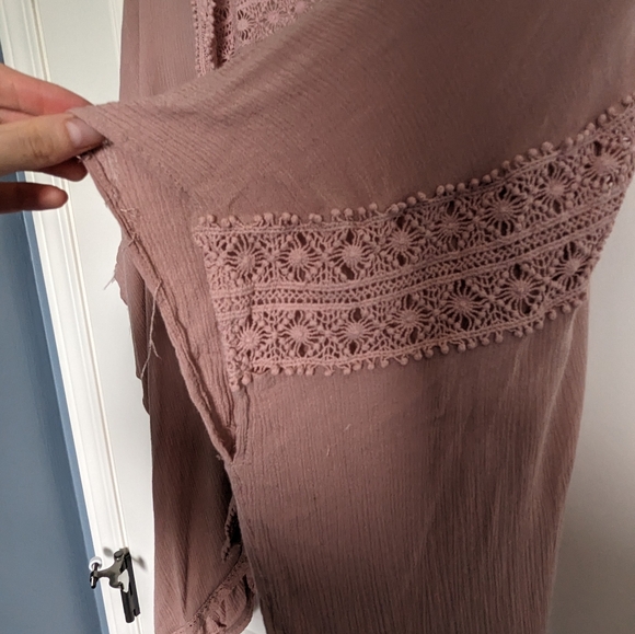 Caution to the Wind Pale Pink Beach Coverup Size Medium - Picture 4 of 6